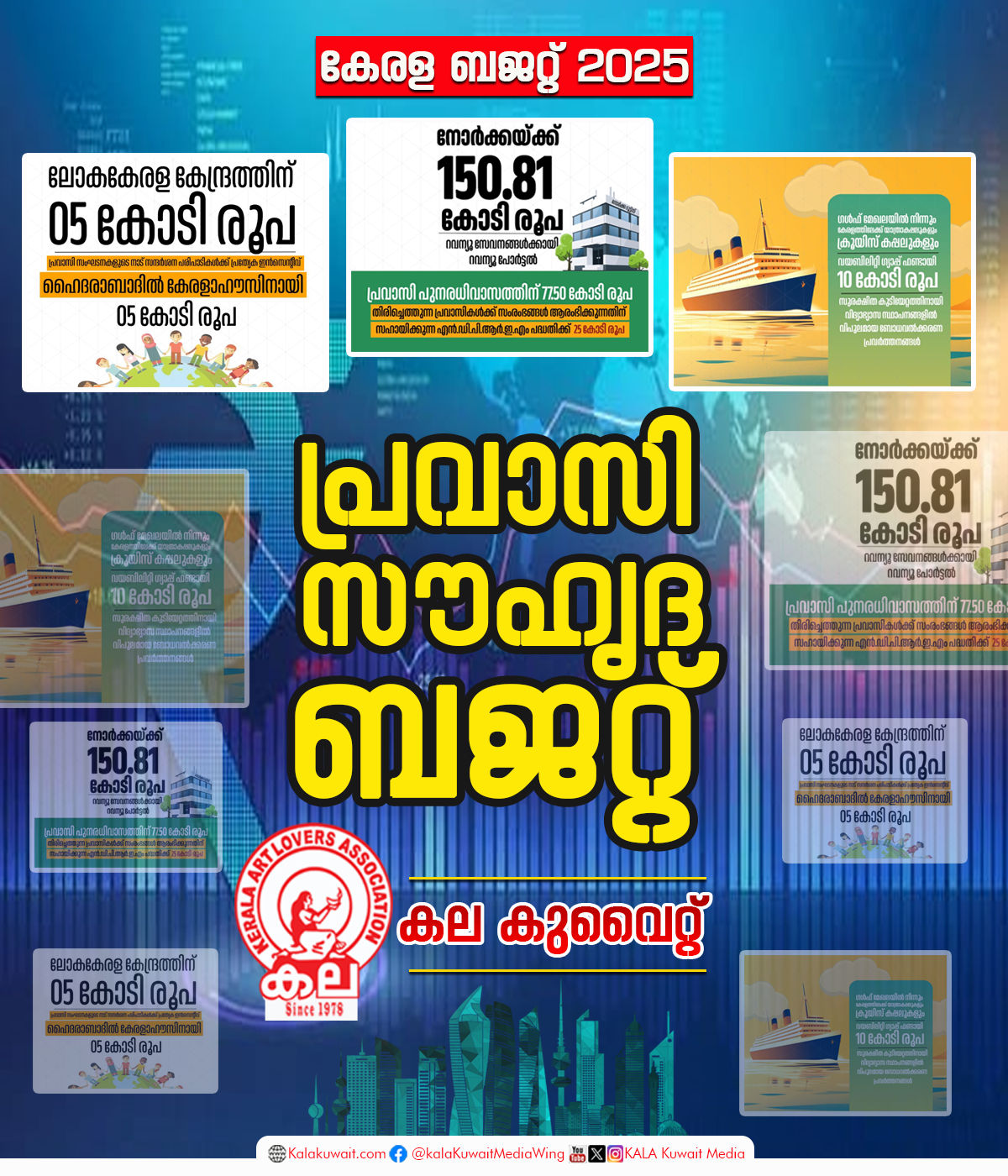 പ്രവാസി സൗഹൃദ ബജറ്റ് - സംസ്ഥാന ബജറ്റിനെ വിലയിരുത്തി കല കുവൈറ്റ്‌.